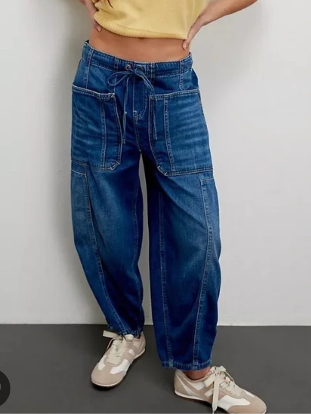 We The Free Silverton pull-on barrel jeans Large